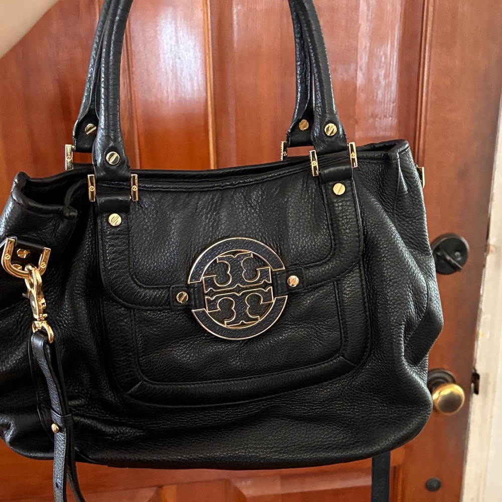 Tory Burch Black Leather Shoulder Bag - Picture 9 of 10